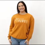 Give Thanks Sequin Sweatshirt