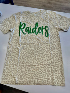 Raiders Sequin Leopard T-Shirt