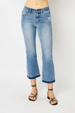 MID RISE RELEASE HEM CROPPED BOOTCUT- JB82589