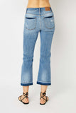 MID RISE RELEASE HEM CROPPED BOOTCUT- JB82589