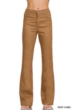 Hi-Rise Bootcut Colored Denim Pants