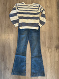 AUDREY PULL ON FLARE JEANS W/PKTS