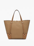 Kya Contrast Tote- Tan