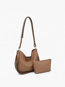 Ramona Crossbody w/ Large Back Pocket- Brown