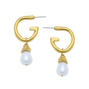 Gigi Pearl Drop Earrings- 1131