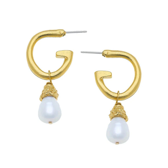 Gigi Pearl Drop Earrings- 1131