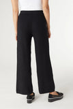 MELANIE V-NECK SWEATER PANT SET- Black