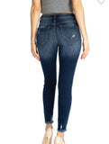 High Rise Skinny Jeans-Dark